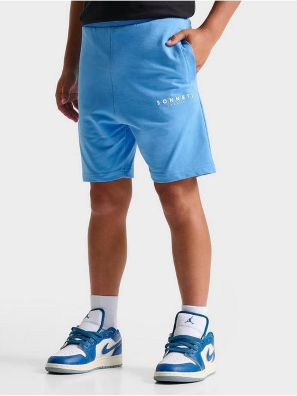 Sonneti London Blithe Blue French Terry Shorts.